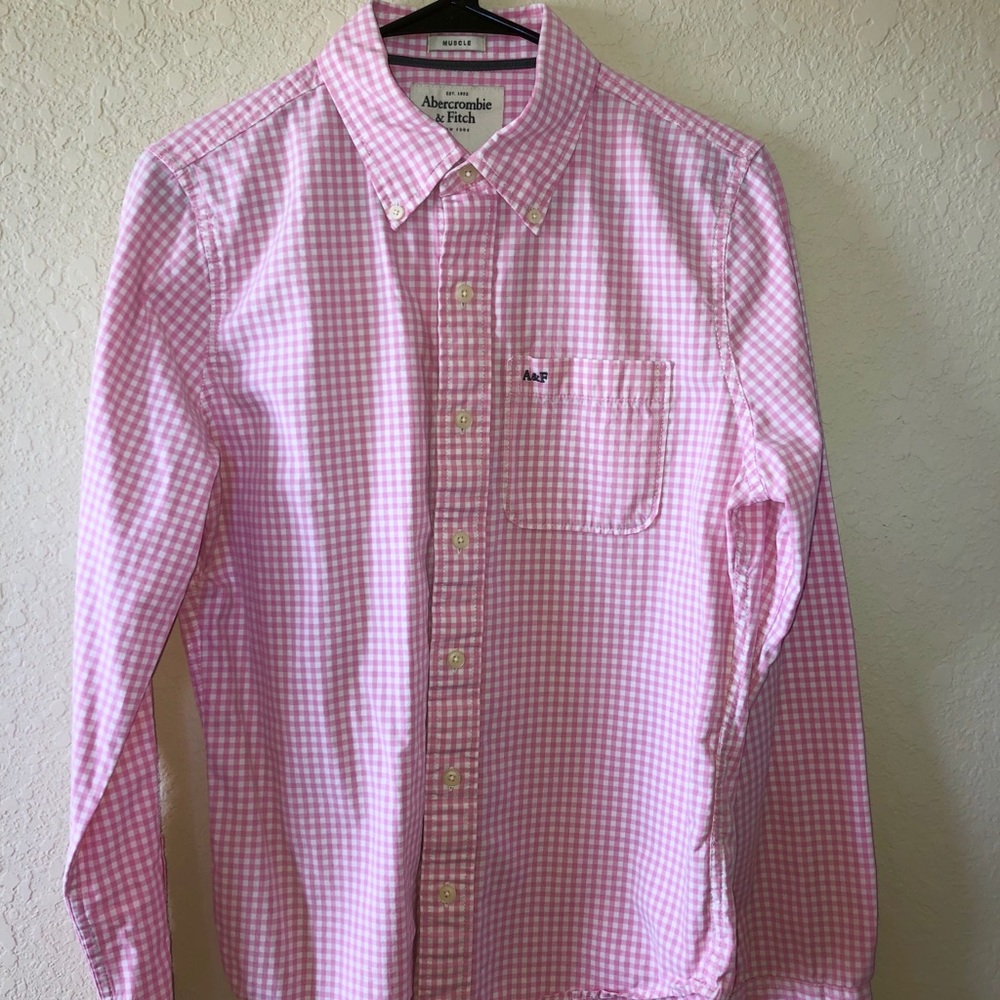 A&F Long Sleeve Button Down Shirt